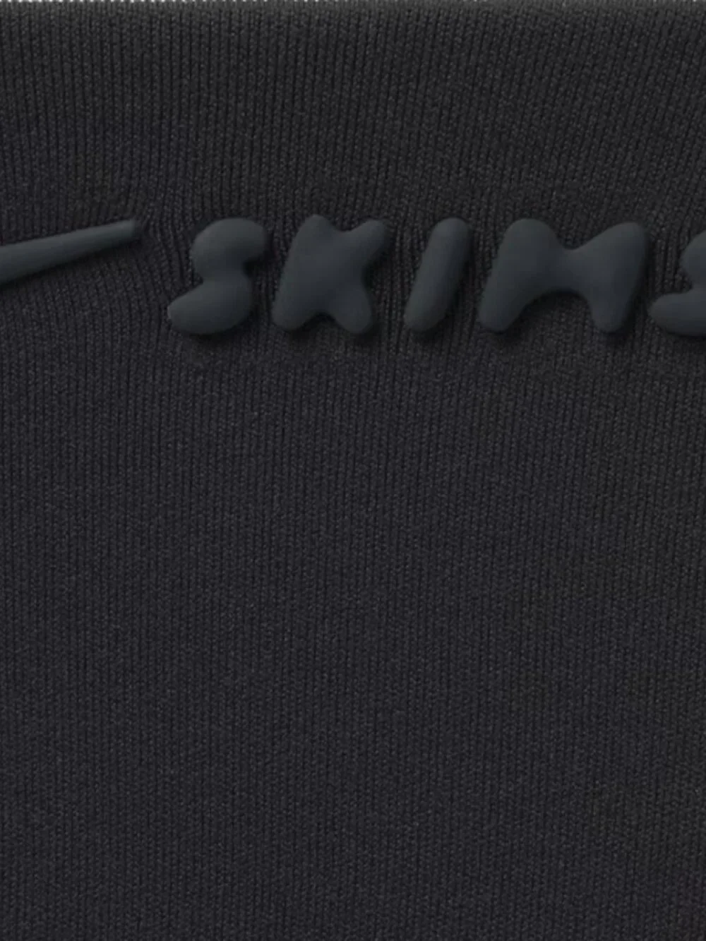 NEW NikeSKIMS Double Strap Scoop Bra Obsidian Black XL Extra Large NWT - Picture 3 of 7
